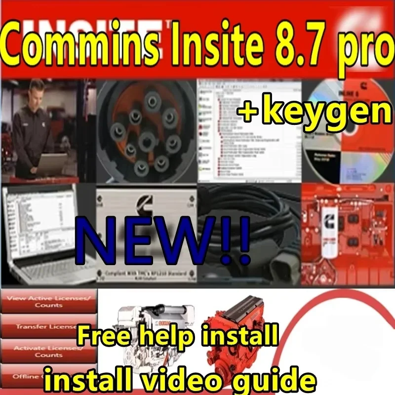 Cummins Insite 8.7 Pro Free Keygen Engine Diagnosis Software Fault Code Testing and Adjustment Supports Multi Language
Cummins Insite 8.7 Pro Free Keygen Engine Diagnosis Software Fault Code Testing and Adjustment Supports Multi Language