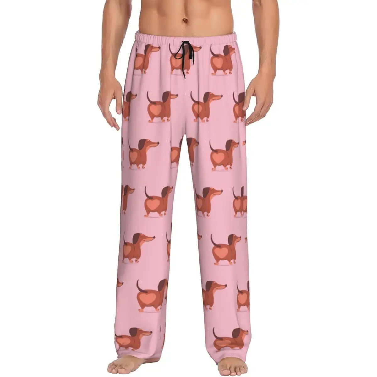 Custom Dachshund Dog Pajama Pants for Men Sausage Dogs Lounge Sleep Drawstring Sleepwear Bottoms with Pockets
Custom Dachshund Dog Pajama Pants for Men Sausage Dogs Lounge Sleep Drawstring Sleepwear Bottoms with Pockets
