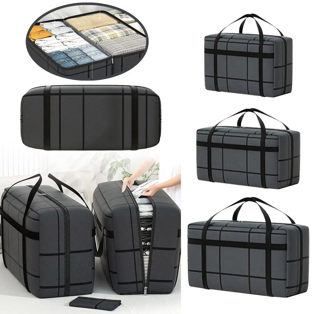 1pc Large-capacity Hand-held Clothes Storage Bag Dustproof and Moisture-proof Foldable Storage Bag Bedroom Wardrobe Organizer
1pc Large-capacity Hand-held Clothes Storage Bag Dustproof and Moisture-proof Foldable Storage Bag Bedroom Wardrobe Organizer