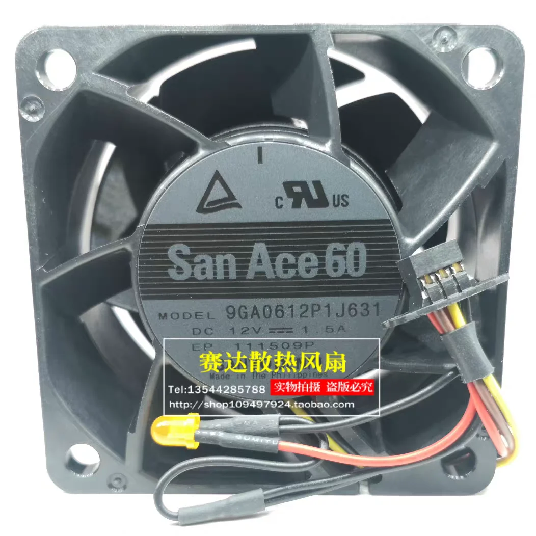 Совершенно новый охлаждающий вентилятор Sanyo 9Ga0612P1J631 6038 12 В 1,5 А с большим объемом
Совершенно новый охлаждающий вентилятор Sanyo 9Ga0612P1J631 6038 12 В 1,5 А с большим объемом