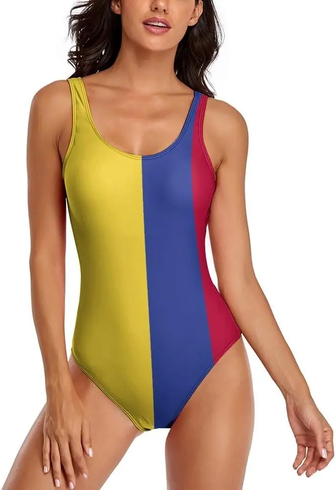 Luxy Trio Colombia Flag Women's One-piece Swimsuit Triangle Bathing Swimsuit Beach Party
Luxy Trio Colombia Flag Women's One-piece Swimsuit Triangle Bathing Swimsuit Beach Party