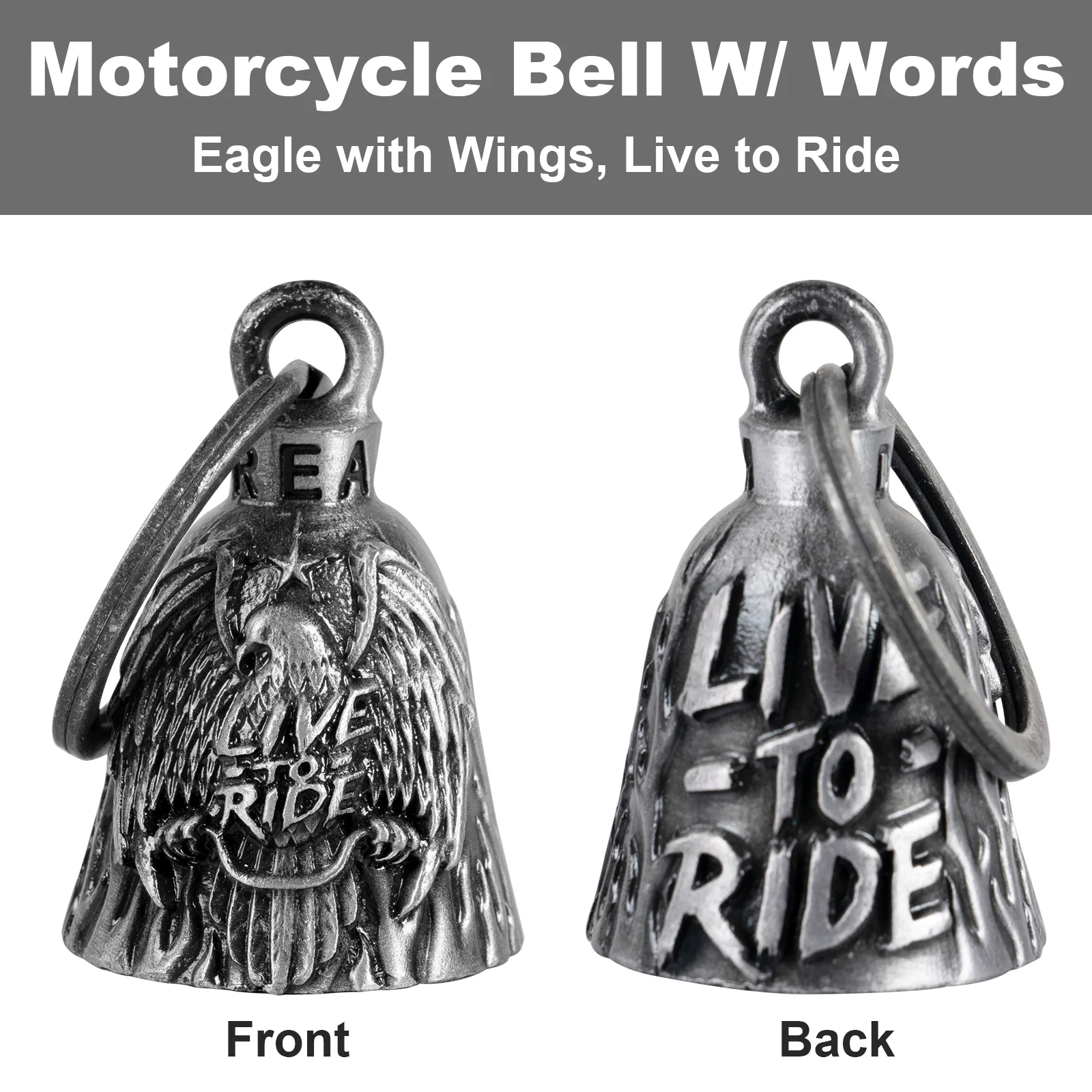 3D Eagle Live to Ride Motorcycle Bell Guardian Angel Drive Away Gremlin, байкерский колокольчик для мужчин и женщин, езда на удачу, подарок на удачу
3D Eagle Live to Ride Motorcycle Bell Guardian Angel Drive Away Gremlin, байкерский колокольчик для мужчин и женщин, езда на удачу, подарок на удачу