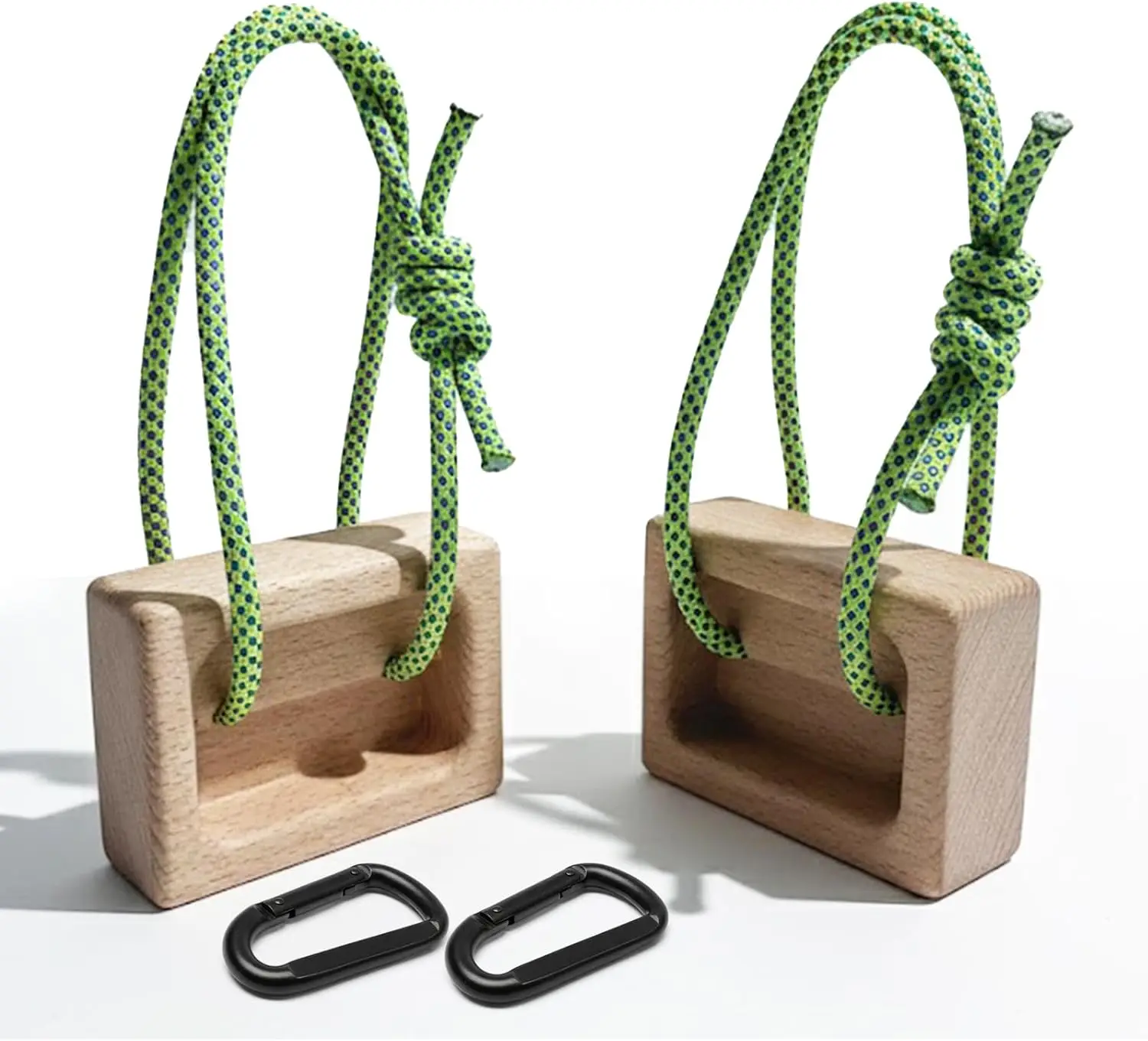 Portable Climbing Hangboard Dual Depth Wooden Grip Blocks for Finger Strength, Power, and Forearm Training Beech Wood Hang Board
Portable Climbing Hangboard Dual Depth Wooden Grip Blocks for Finger Strength, Power, and Forearm Training Beech Wood Hang Board