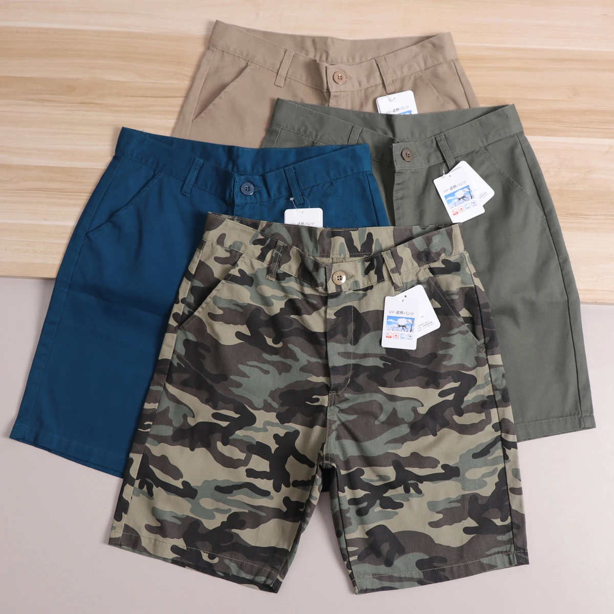 Men's Camouflage Shorts Quick Dry Washed out Breathable Casual Mid-Calf Summer Fashionable Versatile Straight Leg Cotton Pants
Men's Camouflage Shorts Quick Dry Washed out Breathable Casual Mid-Calf Summer Fashionable Versatile Straight Leg Cotton Pants