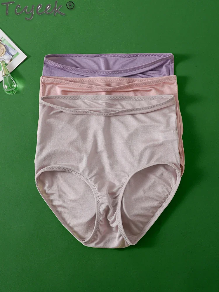 Tcyeek 100% Mulberry Silk Woman Panties High Waist Body Shaping Briefs Plus Size Thin Underpants Summer Calzones Para Mujer
Tcyeek 100% Mulberry Silk Woman Panties High Waist Body Shaping Briefs Plus Size Thin Underpants Summer Calzones Para Mujer