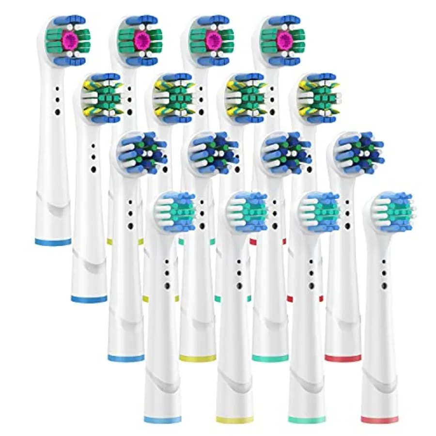 Replacement Brush Heads for Oral B Compatible Electric Toothbrush Heads, Including 4 Precision, 4 Floss, 4 Cross and 4 Whitenin
Replacement Brush Heads for Oral B Compatible Electric Toothbrush Heads, Including 4 Precision, 4 Floss, 4 Cross and 4 Whitenin