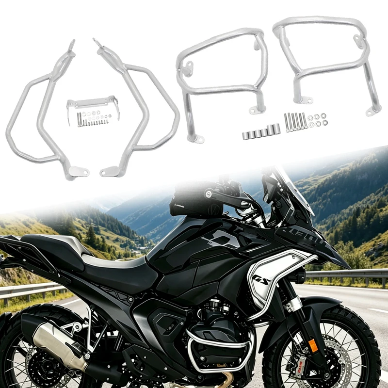 For BMW R1300GS 2024 2025 Motorcycle Engine Tank Guard Highway Crash Bars Bumper Stunt Cage Protector R 1300 GS R1300 GS
For BMW R1300GS 2024 2025 Motorcycle Engine Tank Guard Highway Crash Bars Bumper Stunt Cage Protector R 1300 GS R1300 GS