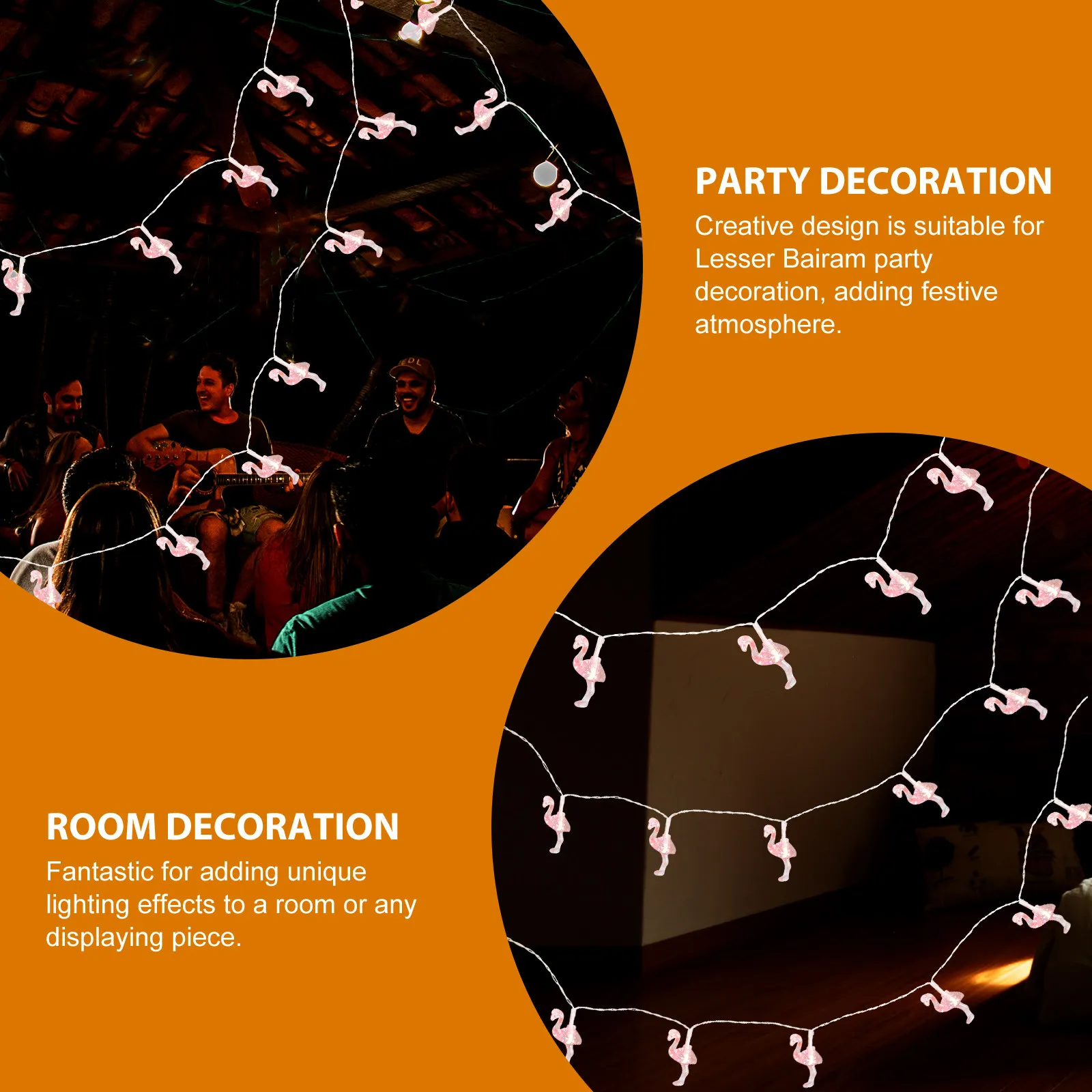 20 LED Flamingo Shape Light String Long Low Power Consumption Decorative String Lamp for Festival Patio Yard
20 LED Flamingo Shape Light String Long Low Power Consumption Decorative String Lamp for Festival Patio Yard