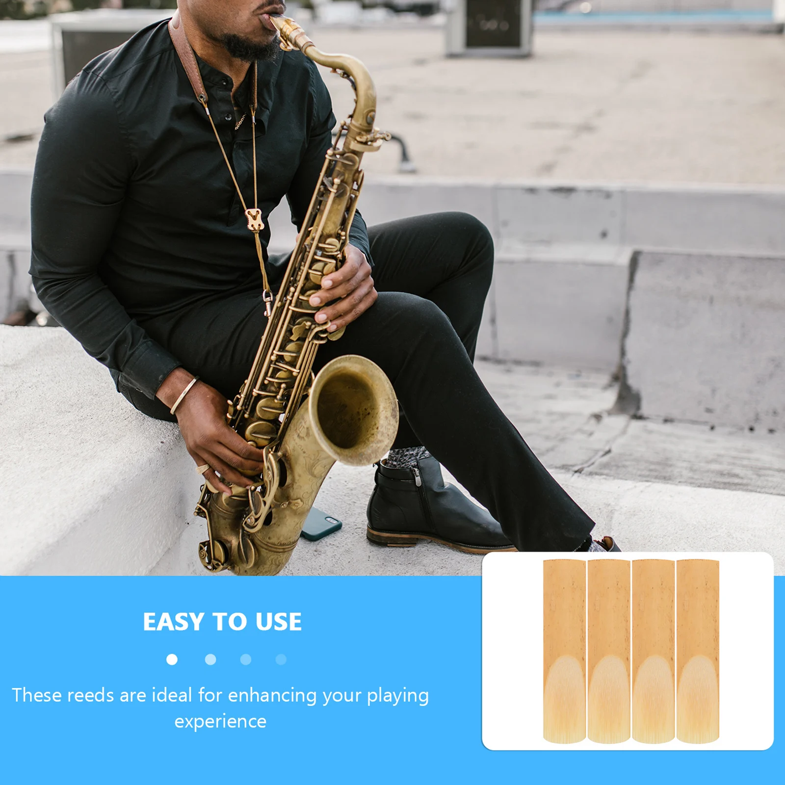 20Pcs Alto Saxophone Reeds Strength 2.5 for Saxophone Repairing Tools Performance Practice Clarinet Accessories Woodwind Reeds
20Pcs Alto Saxophone Reeds Strength 2.5 for Saxophone Repairing Tools Performance Practice Clarinet Accessories Woodwind Reeds