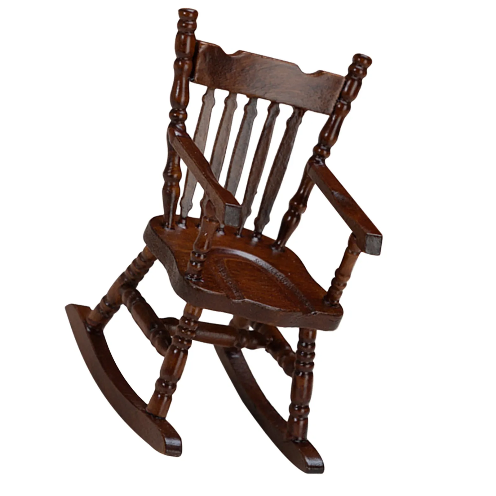 Miniature Wooden Rocking Chair Mini House Decoration Exquisite Craftsmanship Small Size Decorative Miniature Rocking Chair
Miniature Wooden Rocking Chair Mini House Decoration Exquisite Craftsmanship Small Size Decorative Miniature Rocking Chair