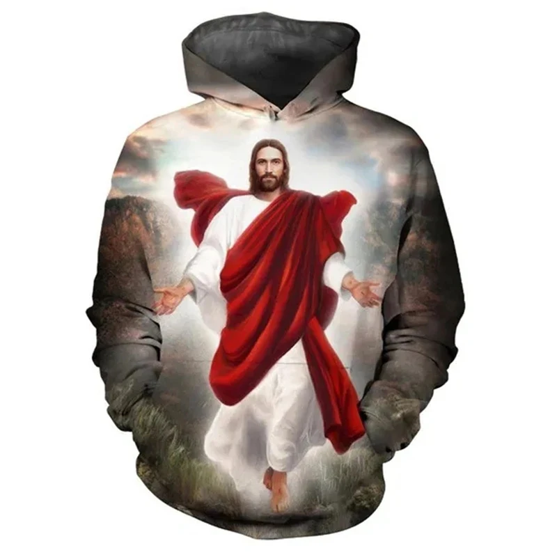 Men's and Women's New Hot Christian Jesus 3D Hoodie Fashion Casual Harajuku Tops Hoodies Oversized Street Hooded Sweatshirts
Men's and Women's New Hot Christian Jesus 3D Hoodie Fashion Casual Harajuku Tops Hoodies Oversized Street Hooded Sweatshirts