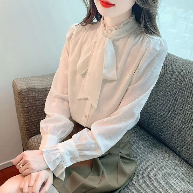 Women's Spring Autumn Fashion Elegant Shirt Collar Long Sleeve Solid Shirt Casual Versatile Western Commuter Comfortable Tops
Women's Spring Autumn Fashion Elegant Shirt Collar Long Sleeve Solid Shirt Casual Versatile Western Commuter Comfortable Tops