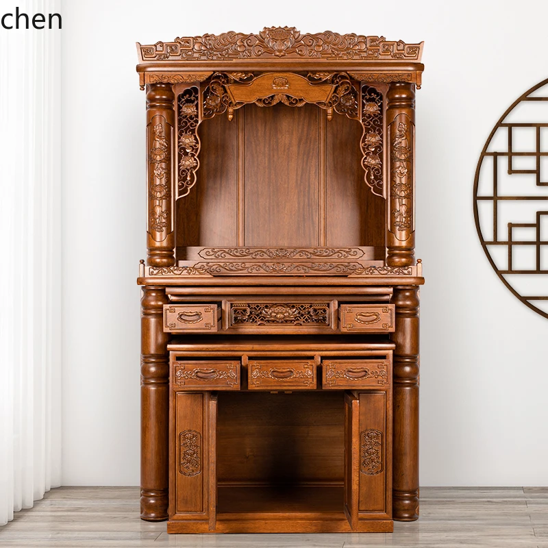ZML Buddhist shrine stand cabinet Buddhist shrine offering table for household use Shrine Bodhisattva offering table
ZML Buddhist shrine stand cabinet Buddhist shrine offering table for household use Shrine Bodhisattva offering table
