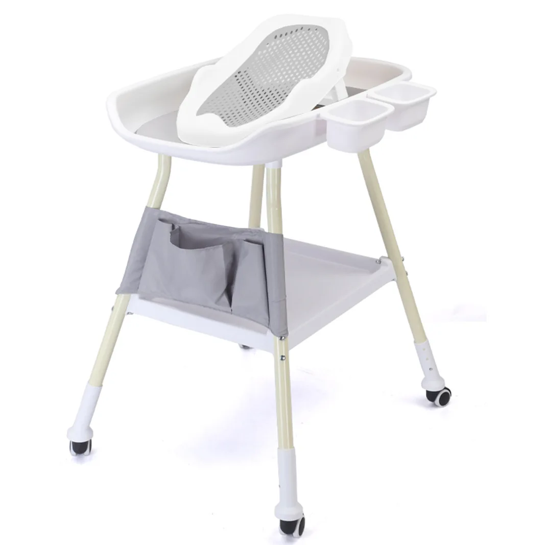 Baby diaper table Newborn multi-functional care table Foldable rack Baby diaper changing bath touch table
Baby diaper table Newborn multi-functional care table Foldable rack Baby diaper changing bath touch table
