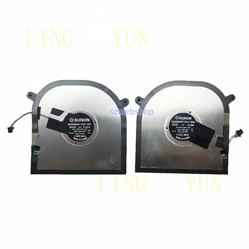 Z FOR Dell XPS 17 9700 9710 Precision 5750 5760 CPU GPU Cooling Fan C4YVP 0XR6Y
Z FOR Dell XPS 17 9700 9710 Precision 5750 5760 CPU GPU Cooling Fan C4YVP 0XR6Y