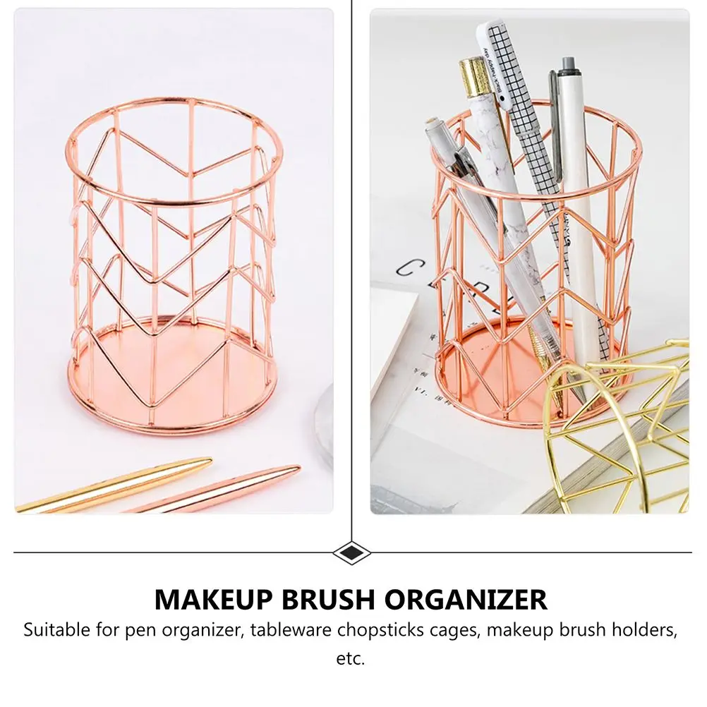 Wrought Iron Pen Holder Gold Plated Anti Rust Desk ganizer for Pens Makeup Brushes Modern Home Office Supplies
Wrought Iron Pen Holder Gold Plated Anti Rust Desk ganizer for Pens Makeup Brushes Modern Home Office Supplies