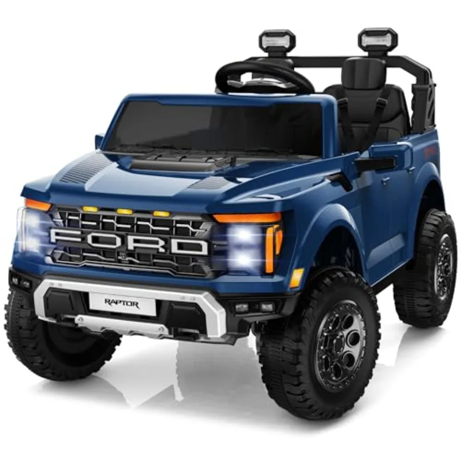 2-seater ride-on car for boys, blue Ford F-150 Raptor electric vehicle with 24V battery, remote control, dual spacious seats, t
2-seater ride-on car for boys, blue Ford F-150 Raptor electric vehicle with 24V battery, remote control, dual spacious seats, t
