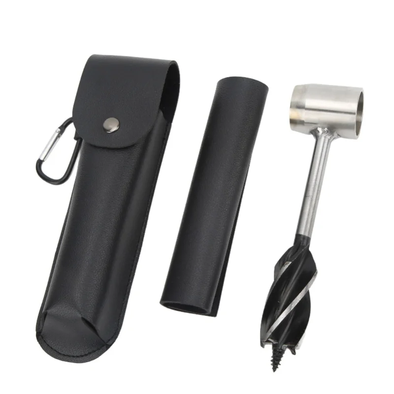 Hand Auger Wrench Set Stainless Steel Multifunctional Portable Manual Wood Auger Drill Bit With Storage Bag Black PU Leather Bag
Hand Auger Wrench Set Stainless Steel Multifunctional Portable Manual Wood Auger Drill Bit With Storage Bag Black PU Leather Bag