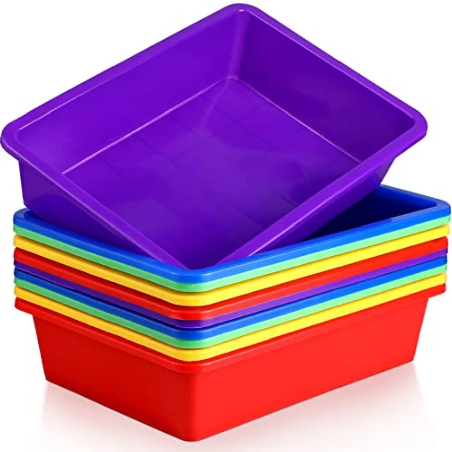 10 Pcs Flat Storage Organizer Tray Bin Paper Tray for Classroom Plastic Stackable File Organizer for School Office Teacher Book
10 Pcs Flat Storage Organizer Tray Bin Paper Tray for Classroom Plastic Stackable File Organizer for School Office Teacher Book