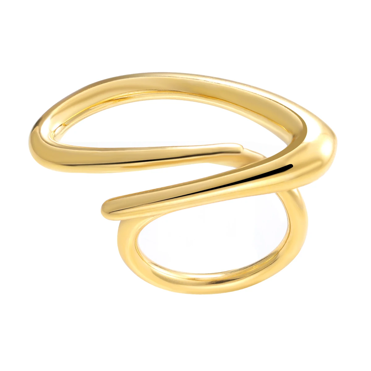 JINHUI Minimalist Line Art Ring Stainless Steel Jewelry for Women Irregular Metal Curve Gold Colour Men Waterproof Rings Gift
JINHUI Minimalist Line Art Ring Stainless Steel Jewelry for Women Irregular Metal Curve Gold Colour Men Waterproof Rings Gift