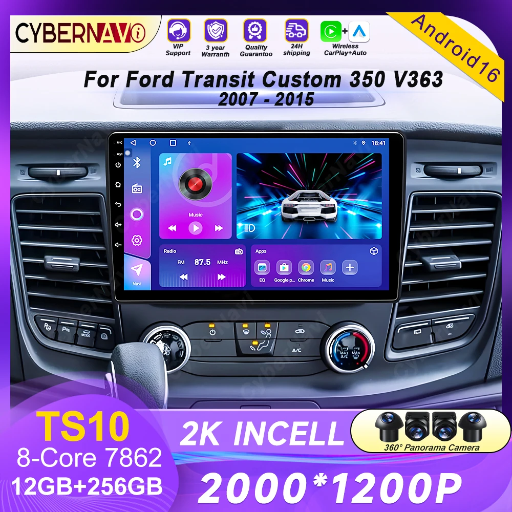 Car Android Radio For Ford Transit Custom 350 Transit V363 2020 - 2022 Stereo Multimedia Player GPS Navigation Head Unit WIFI 4G
Car Android Radio For Ford Transit Custom 350 Transit V363 2020 - 2022 Stereo Multimedia Player GPS Navigation Head Unit WIFI 4G