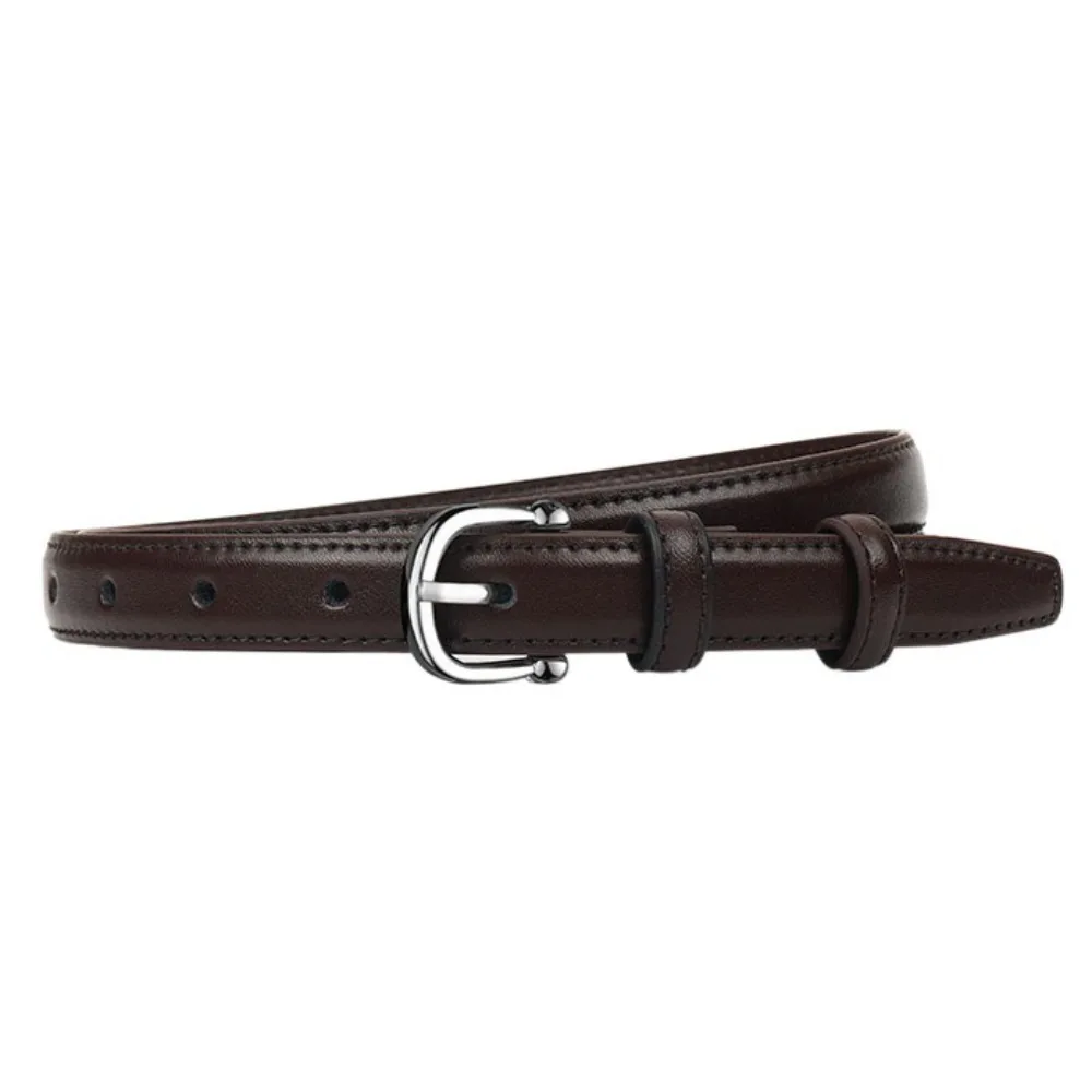 Fashion Alloy Buckle Leather Fashion Belt Strap Slender PU Leather Waist Belt Adjustable Simple Korean Style Waistband Ladies
Fashion Alloy Buckle Leather Fashion Belt Strap Slender PU Leather Waist Belt Adjustable Simple Korean Style Waistband Ladies