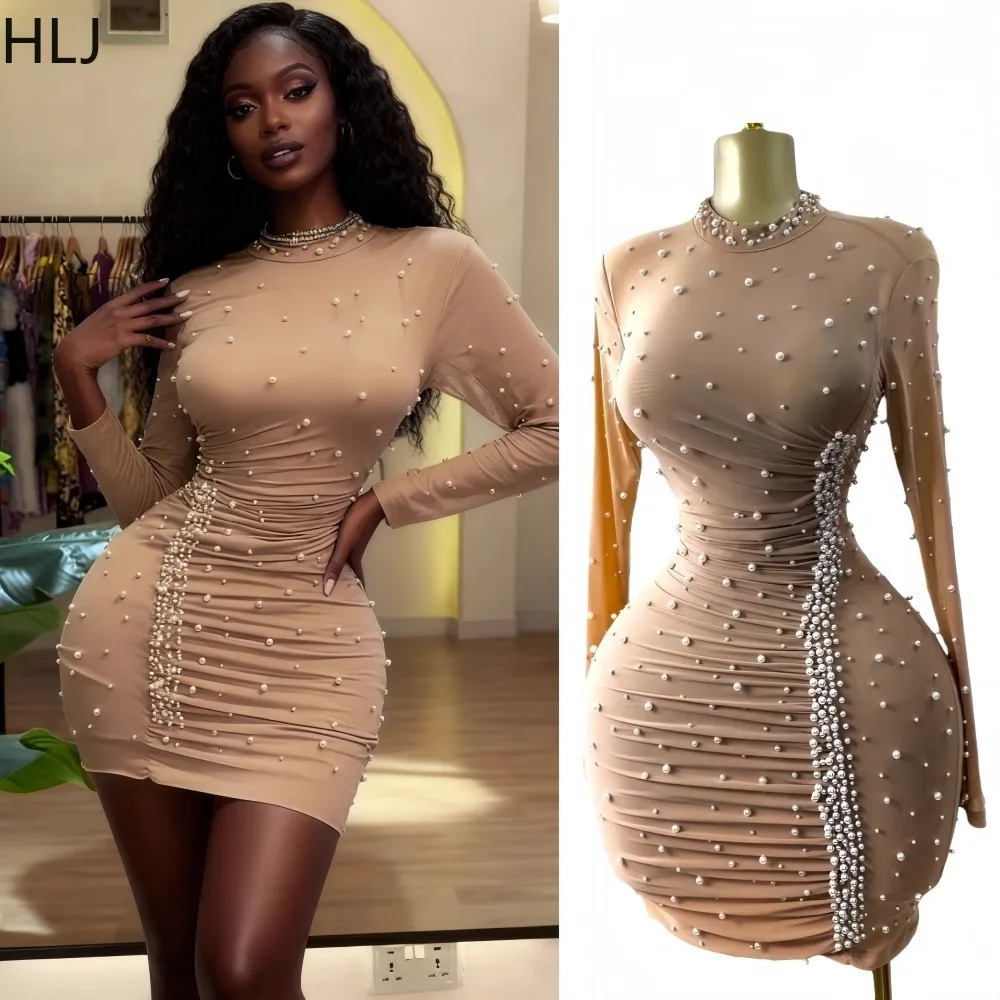 HLJ Sexy Rhinestone Patchwork Bodycon Mini Dresses Women Mesh Solid Color Long Sleeves Dress Female Streetwear Vestidos 2025 New
HLJ Sexy Rhinestone Patchwork Bodycon Mini Dresses Women Mesh Solid Color Long Sleeves Dress Female Streetwear Vestidos 2025 New