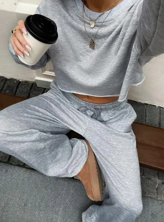 New Fashion Two Piece Outfits Women Autumn & Winter Vacation Style Long Sleeve Hoodie & Wide Leg Pants Set for Women's Clothing
New Fashion Two Piece Outfits Women Autumn & Winter Vacation Style Long Sleeve Hoodie & Wide Leg Pants Set for Women's Clothing