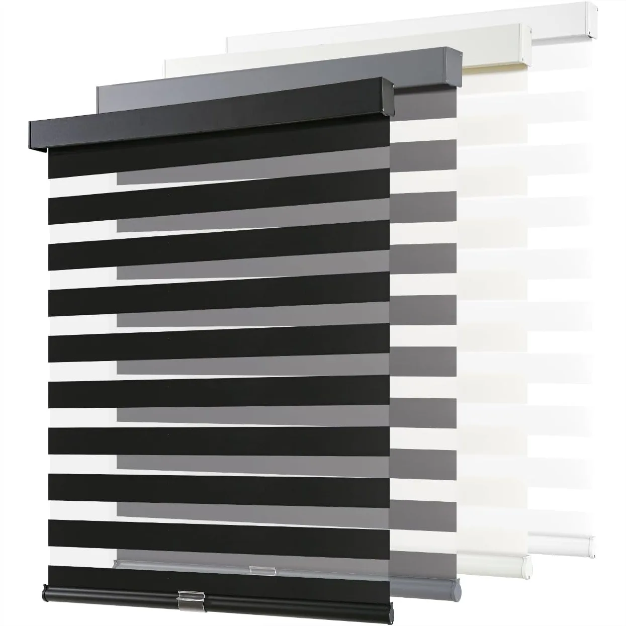 Cordless Zebra Blinds for Windows, Dual Layer Light Filtering Privacy Shades with Free-Stop System, Easy to Install Home Window
Cordless Zebra Blinds for Windows, Dual Layer Light Filtering Privacy Shades with Free-Stop System, Easy to Install Home Window