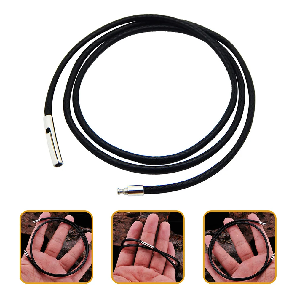 1 Piece Waxed Necklace Cord Black DIY Jewelry Making Rope for Pendant Bracelet Lanyard Clasp Chain Craft
1 Piece Waxed Necklace Cord Black DIY Jewelry Making Rope for Pendant Bracelet Lanyard Clasp Chain Craft