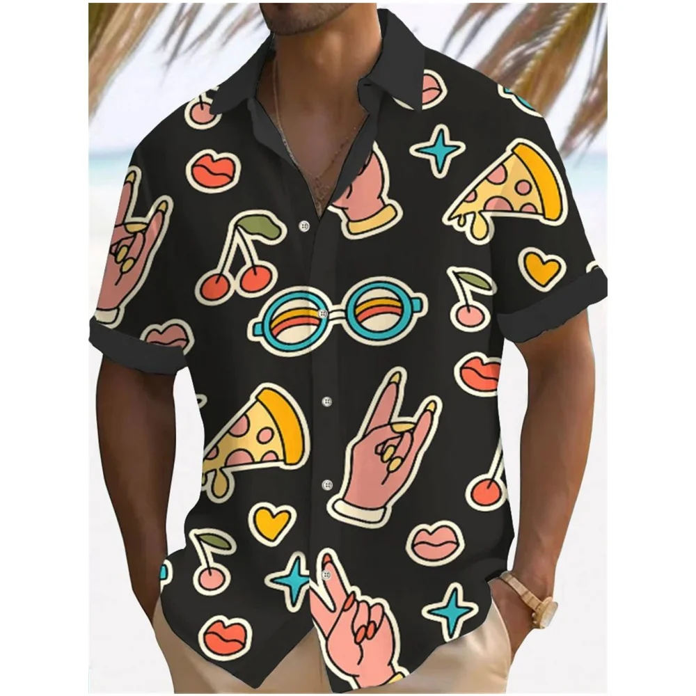 Men's Shirt Summer Casual Fashion Short Sleeved Shirt For Men Loose Breathable Hawaiian Shirt Man Casual Men's Clothing Top
Men's Shirt Summer Casual Fashion Short Sleeved Shirt For Men Loose Breathable Hawaiian Shirt Man Casual Men's Clothing Top