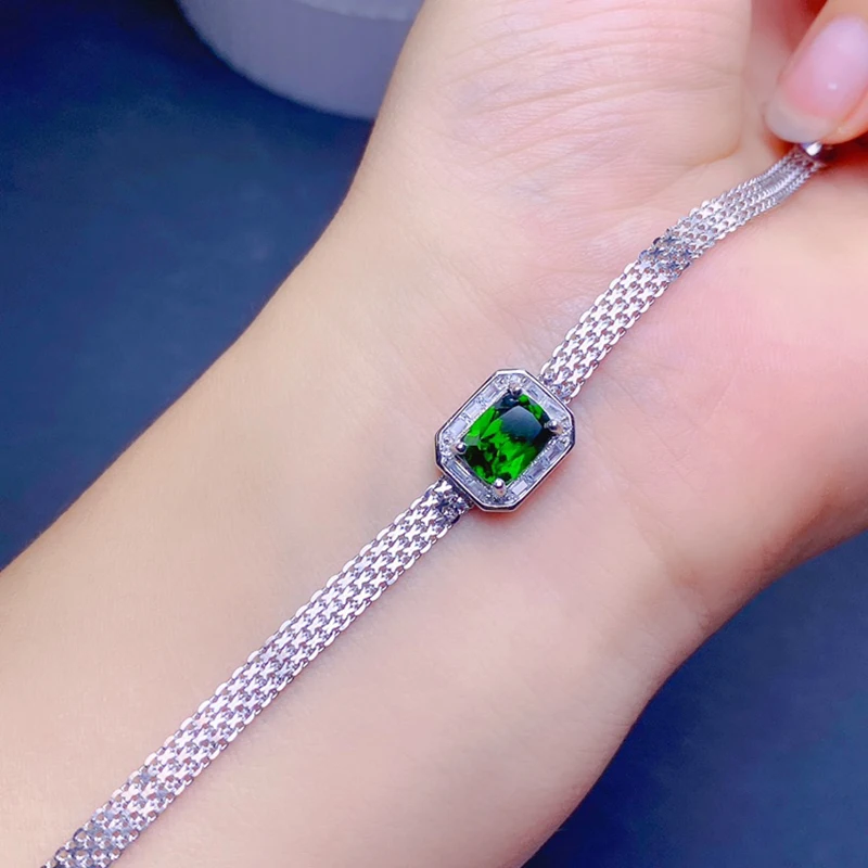 Natural Diopside Bracelet for women silver 925 jewelry luxury gem stones 18k gold plated free shiping items
Natural Diopside Bracelet for women silver 925 jewelry luxury gem stones 18k gold plated free shiping items