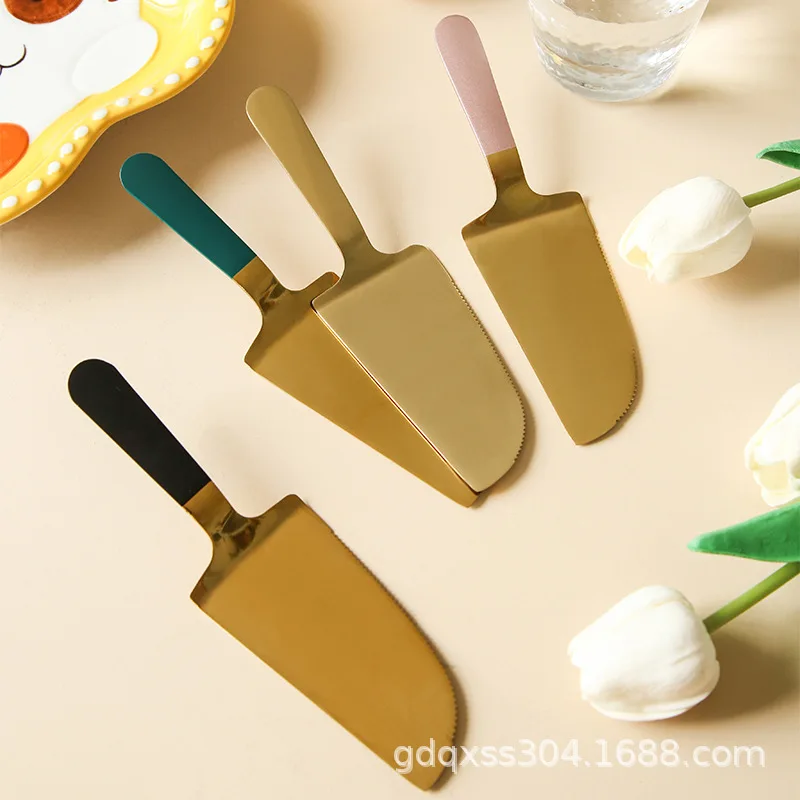 Stainless Steel Nordic Style Household Multi-color Toothed Cake Shovel Pizza Knife Kitchen Baking Tool
Stainless Steel Nordic Style Household Multi-color Toothed Cake Shovel Pizza Knife Kitchen Baking Tool