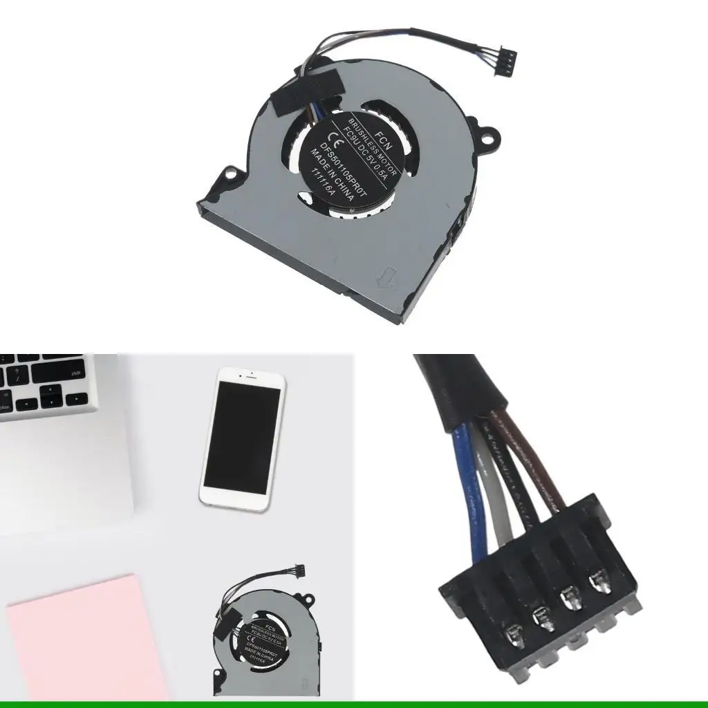 U55C CPU GPU Radiator for DC 5V 0.5A 4 pin 4-wires Laptop Cooler Fan For HP Elitebook 820 G1 Notebook Cooler DFS501105PR0T
U55C CPU GPU Radiator for DC 5V 0.5A 4 pin 4-wires Laptop Cooler Fan For HP Elitebook 820 G1 Notebook Cooler DFS501105PR0T