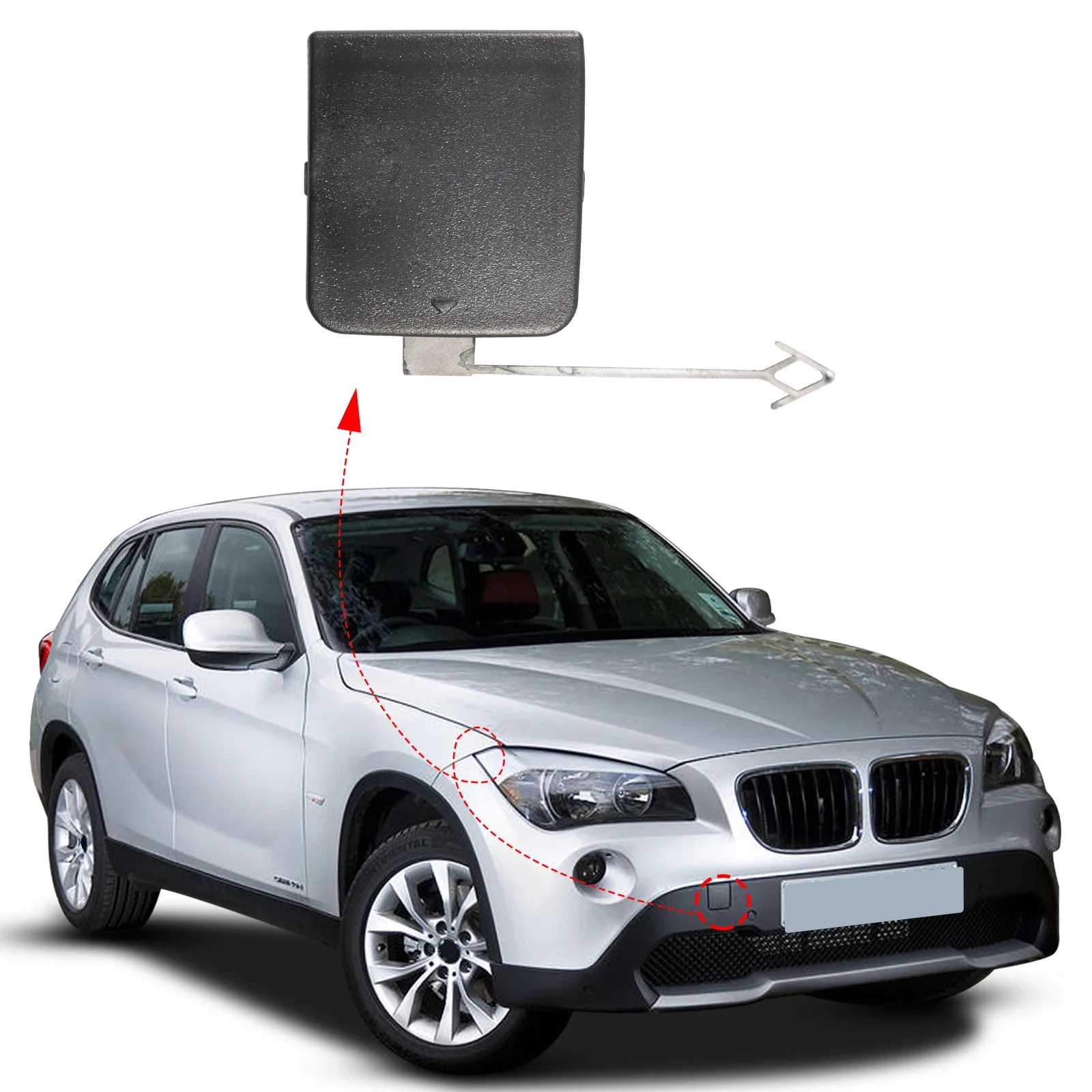 OLANGDA Front Bumper Tow Hook Cover Cap Towing Eye For BMW X1 E84 Accessories 2009 2010 2011 2012 51112990204
OLANGDA Front Bumper Tow Hook Cover Cap Towing Eye For BMW X1 E84 Accessories 2009 2010 2011 2012 51112990204