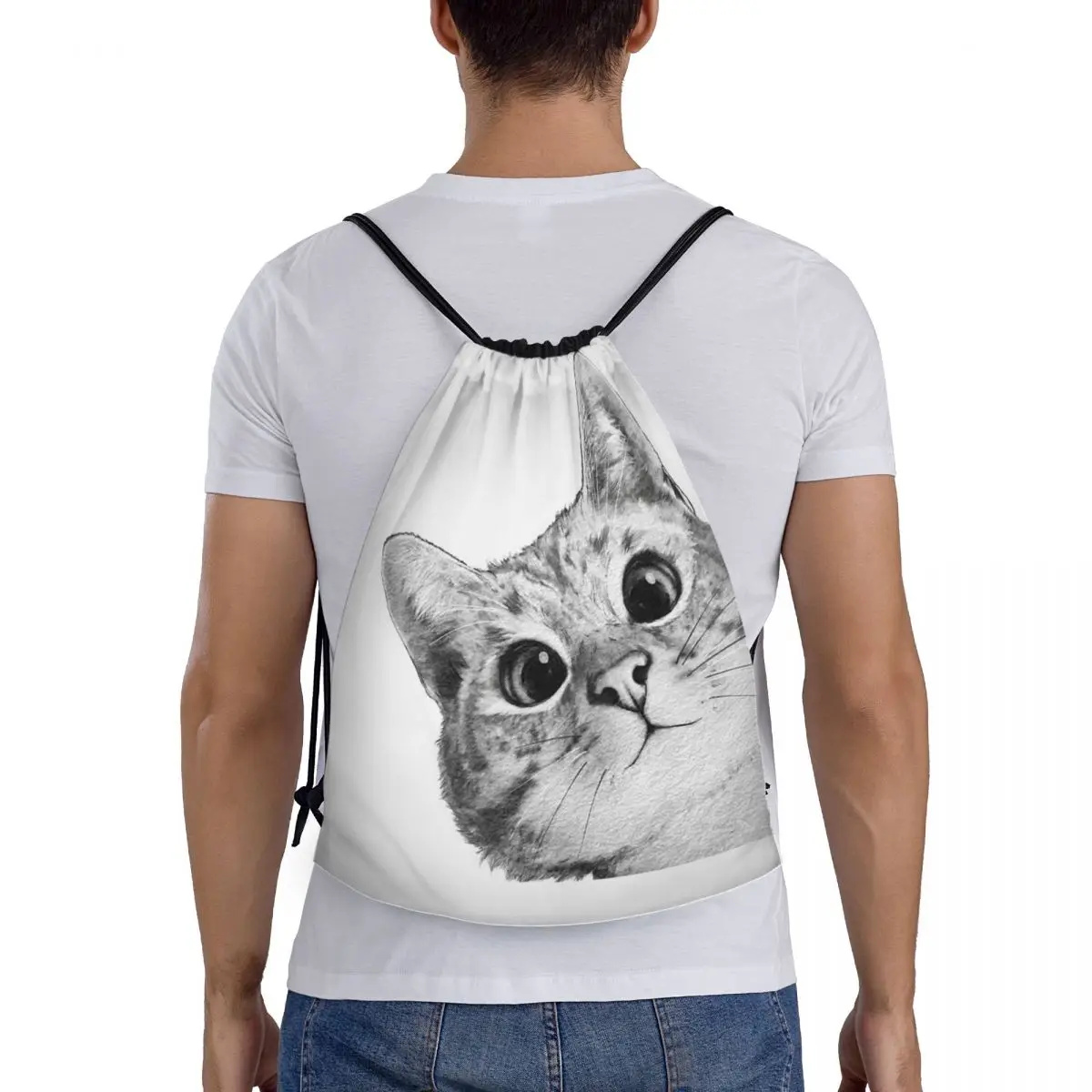 Рюкзаки Sneaky Cat, повседневные портативные сумки на шнурке, спортивная сумка, сумки для книг для студентов-путешествий
Рюкзаки Sneaky Cat, повседневные портативные сумки на шнурке, спортивная сумка, сумки для книг для студентов-путешествий