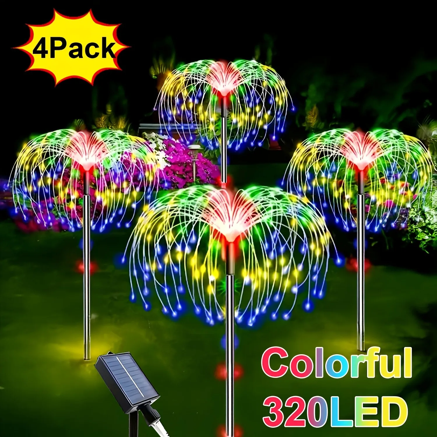 LED Solar Firework Lights Garden Decoration Fairy Lights Waterproof Outdoor Dandelion Lawn Lamp for Garden Landscape Lawn Decor
LED Solar Firework Lights Garden Decoration Fairy Lights Waterproof Outdoor Dandelion Lawn Lamp for Garden Landscape Lawn Decor
