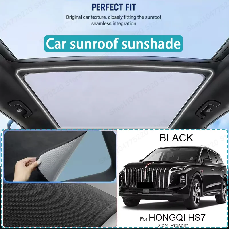 For HONGQI HS7 2024-Present Car Sunroof Sunshade Heat Insulation UV Protection Electrostatic Suede Skylight Cover
For HONGQI HS7 2024-Present Car Sunroof Sunshade Heat Insulation UV Protection Electrostatic Suede Skylight Cover