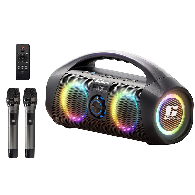 F29 120W High-Power Speaker with Lights, 12000mAh Battery, TWS Pairing - Perfect for Parties & Outdoor Events
F29 120W High-Power Speaker with Lights, 12000mAh Battery, TWS Pairing - Perfect for Parties & Outdoor Events