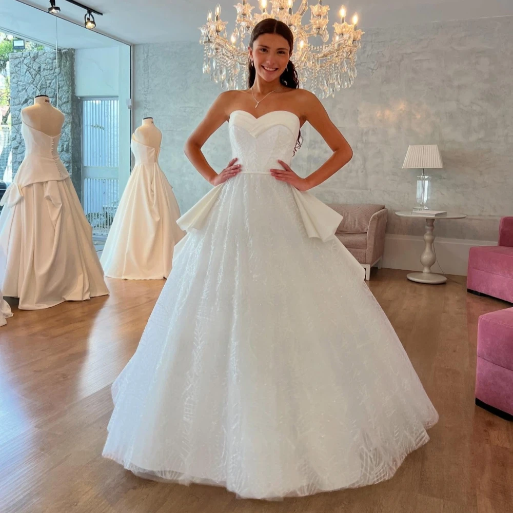 Customized High Quality Exquisite Tulle Sequined Ruched Ball Gown Strapless Long Dresses Bespoke Occasion Dresses Matching Retro 
Customized High Quality Exquisite Tulle Sequined Ruched Ball Gown Strapless Long Dresses Bespoke Occasion Dresses Matching Retro