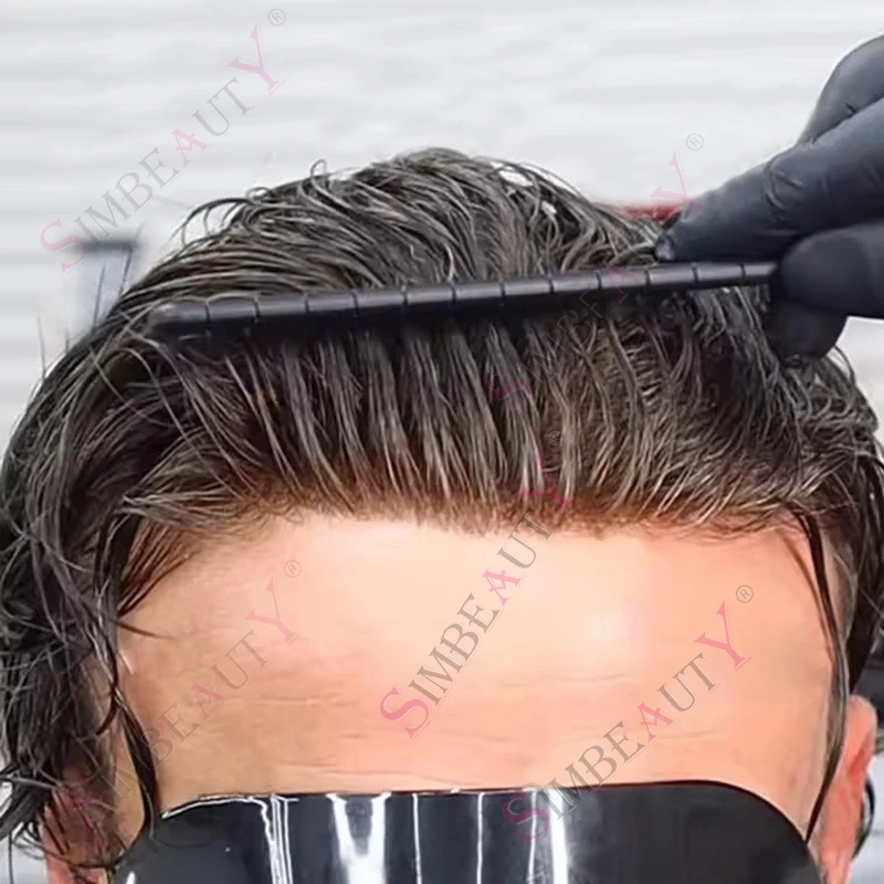 Undetectable Human Hair Men Toupee Natural Hairline Black Brown Grey Super Strong Full 0.1mm PU Base Man Wigs Capillary Prosthes
Undetectable Human Hair Men Toupee Natural Hairline Black Brown Grey Super Strong Full 0.1mm PU Base Man Wigs Capillary Prosthes