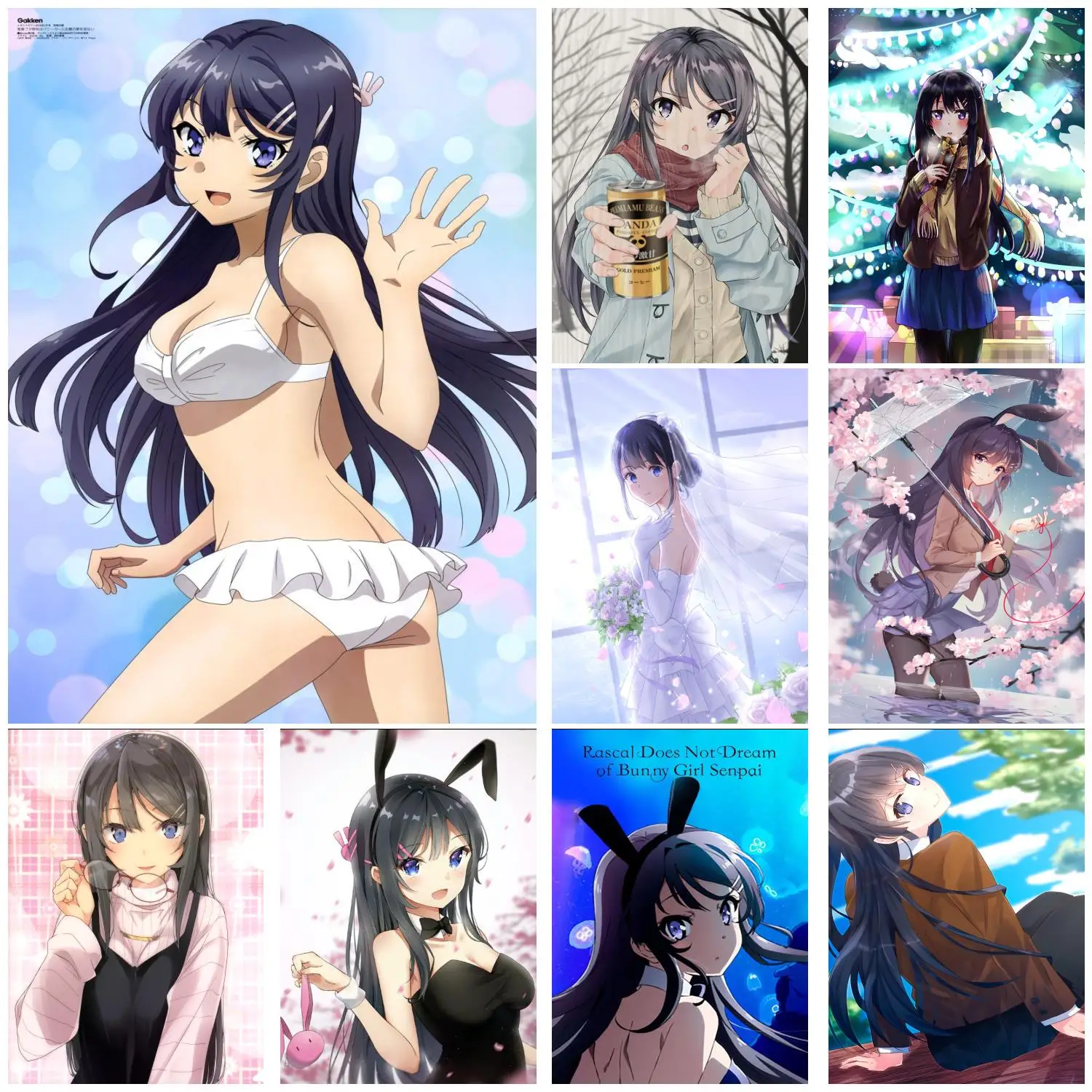 mai sakurajima Anime Video Game Canvas Art Poster and Wall Art Picture Print Modern Family bedroom Decor Posters
mai sakurajima Anime Video Game Canvas Art Poster and Wall Art Picture Print Modern Family bedroom Decor Posters