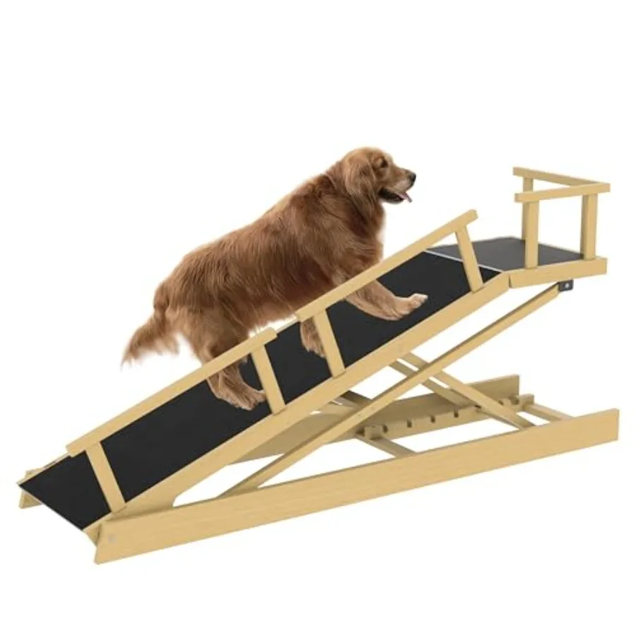 6 Level Height Adjustable Dog Ramp for Bed Couch 65 Foldable Pet Ramp with Non-Slip Mat DIY Glow Strips Rest Platform Heavy Dut
6 Level Height Adjustable Dog Ramp for Bed Couch 65 Foldable Pet Ramp with Non-Slip Mat DIY Glow Strips Rest Platform Heavy Dut