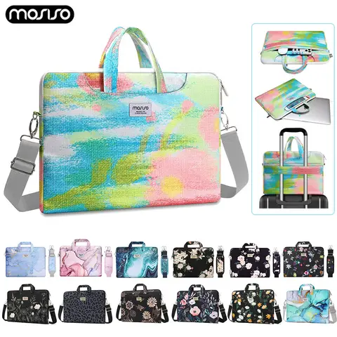 Laptop Handbag Sleeve Case 13.3 14 15.6 17.3 inch Notebook Bag for MacBook Air Pro Asus Dell Computer Shoulder Handbag Briefcase