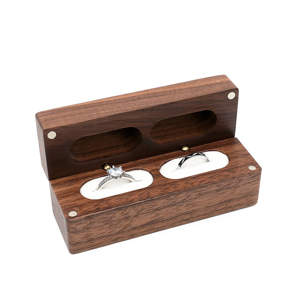 Double Slot Wedding Ring Storage Box Proposal Prop Packaging Box Shopping Mall Display Stand Jewelry Box Wood Gift Jewelry Box
Double Slot Wedding Ring Storage Box Proposal Prop Packaging Box Shopping Mall Display Stand Jewelry Box Wood Gift Jewelry Box