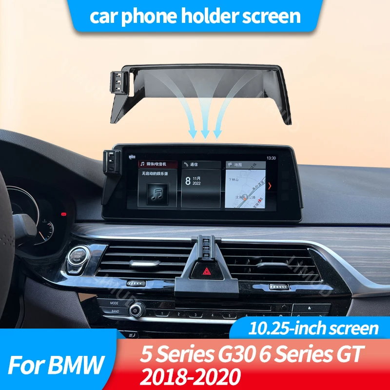Car phone holder screen For BMW 5 Series G30 6 Seres GT2018 2019 2020 10.25-inch screen Stand Gadget for Iphone 8 XR XS Samsung
Car phone holder screen For BMW 5 Series G30 6 Seres GT2018 2019 2020 10.25-inch screen Stand Gadget for Iphone 8 XR XS Samsung