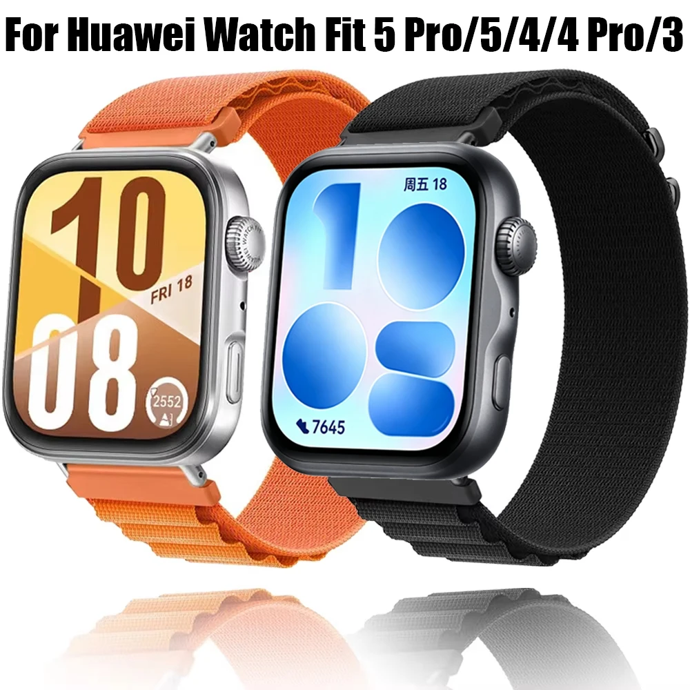 Alpine Loop Strap for Huawei Watch Fit 5/5 Pro Nylon Breathable Replaceable Wristband for Huawei Watch Fit 3/4/Fit 4pro Bracelet
Alpine Loop Strap for Huawei Watch Fit 5/5 Pro Nylon Breathable Replaceable Wristband for Huawei Watch Fit 3/4/Fit 4pro Bracelet