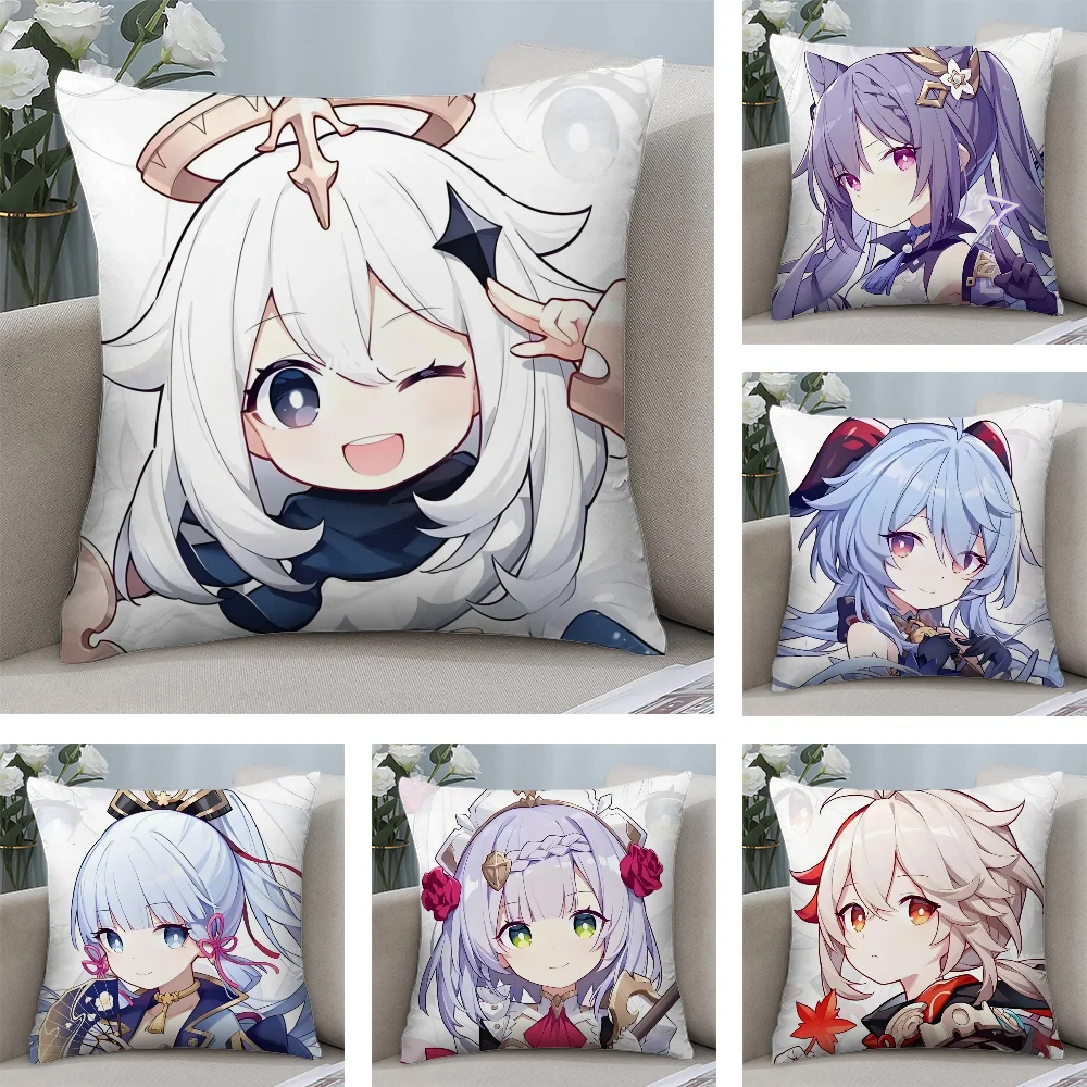 Cartoon Honkai Impact Cute Pillow Case Short Plush Pillow Covers Sofa Decorative Gift Home Double-sided Printing Cushion Cover
Cartoon Honkai Impact Cute Pillow Case Short Plush Pillow Covers Sofa Decorative Gift Home Double-sided Printing Cushion Cover