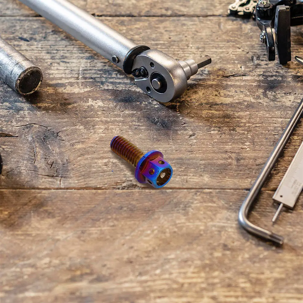 Iridescent License Plate Screw M6x12mm for Electric Motorcycle Modification Colorful Titanium Decorative Bolts for Car Vehicle
Iridescent License Plate Screw M6x12mm for Electric Motorcycle Modification Colorful Titanium Decorative Bolts for Car Vehicle