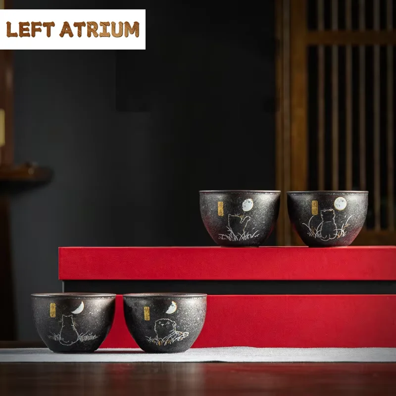 Kung Fu Ceramic Tea Bowl Single Master Cup Small Tea Cup Kiln Baked Stoneware Tea Bowl Cup Office Business Gift Bowl
Kung Fu Ceramic Tea Bowl Single Master Cup Small Tea Cup Kiln Baked Stoneware Tea Bowl Cup Office Business Gift Bowl